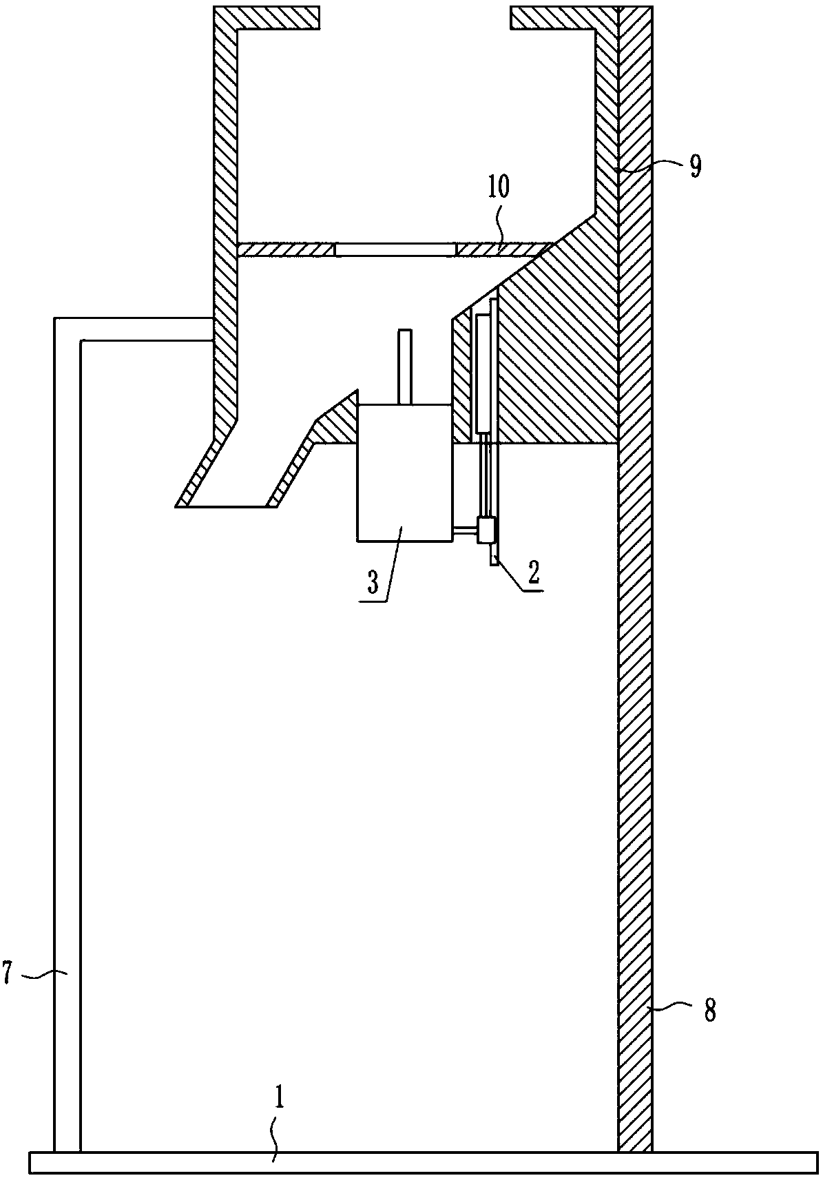 Cotton filling device for toy production