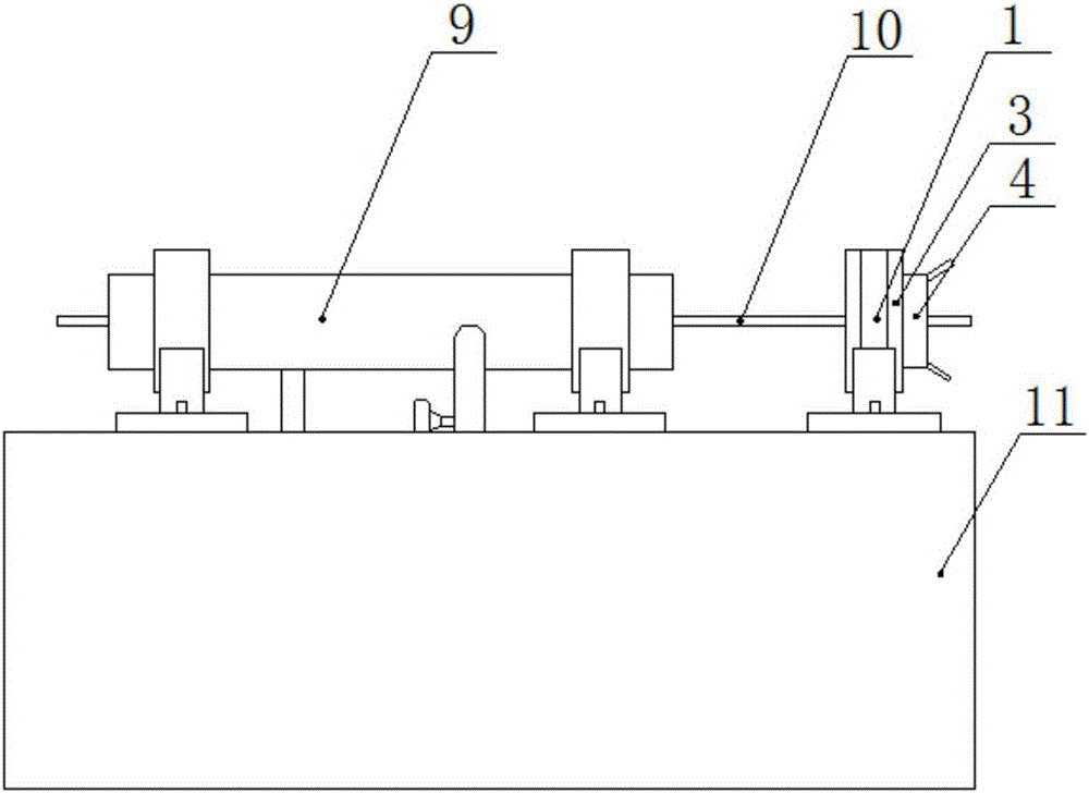 Device capable of scraping optical cable factice effectively