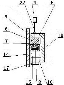 Dart board capable of moving horizontally left and right