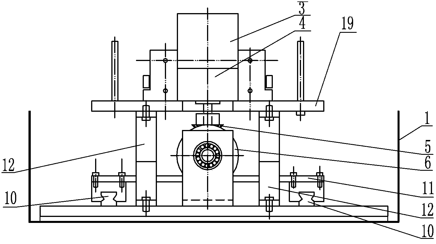 Loading device used in road seam filling material low-temperature performance test