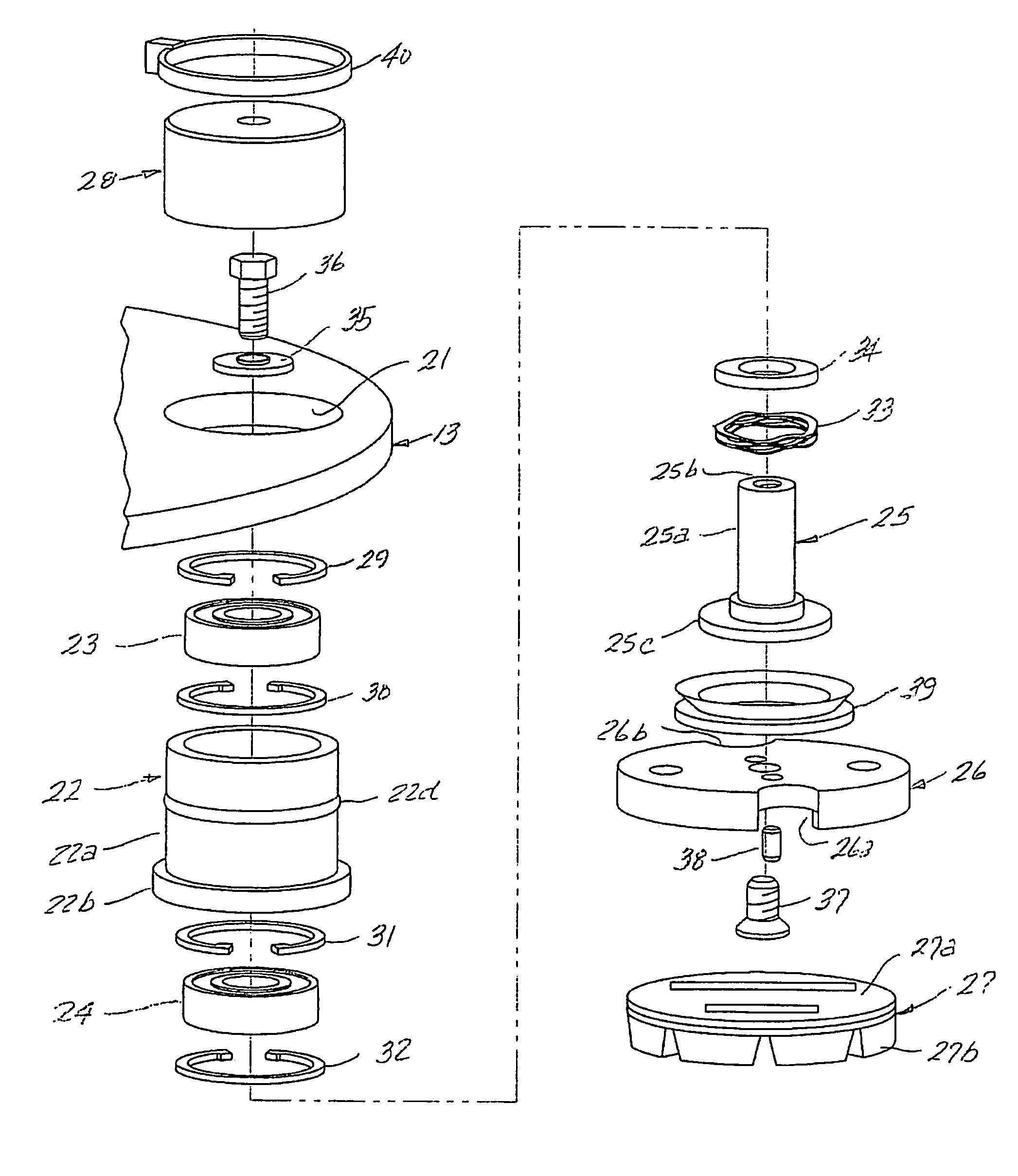 Surface grinding machine and grinding head therefor