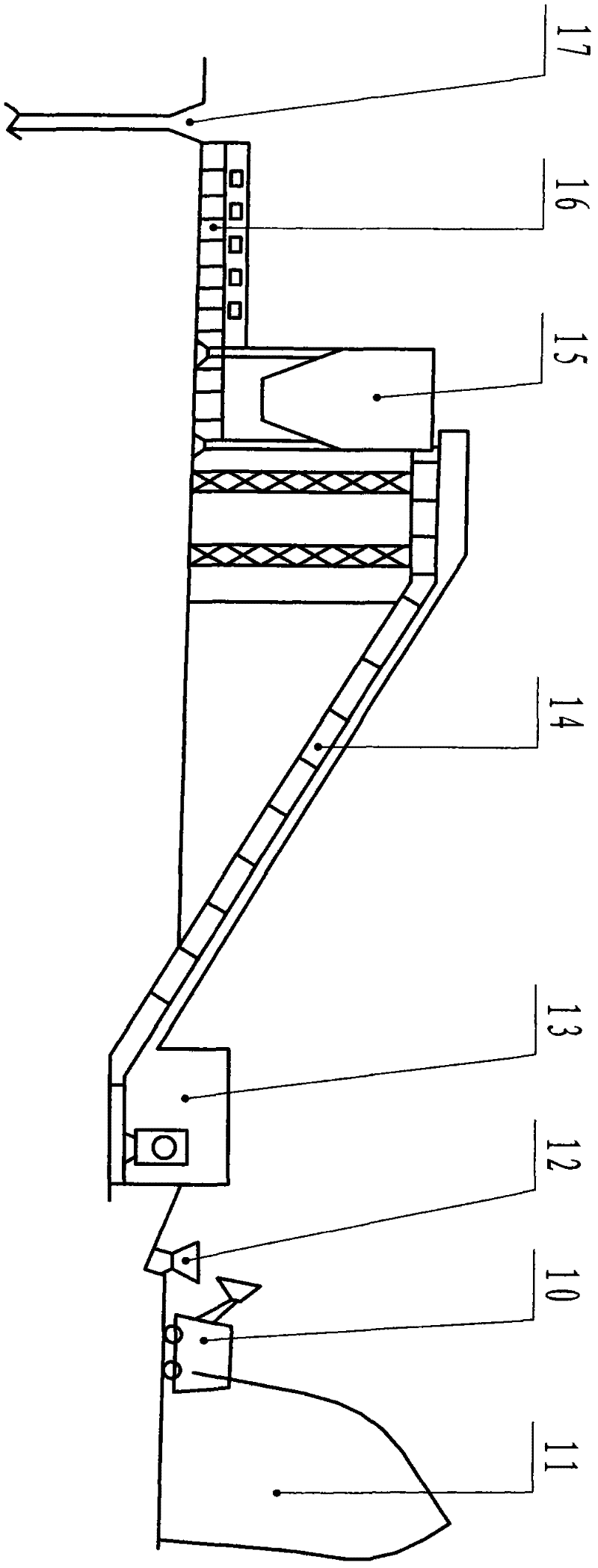 Coal mining method by filling on blasting mining face of thin coal seam and relevant equipment