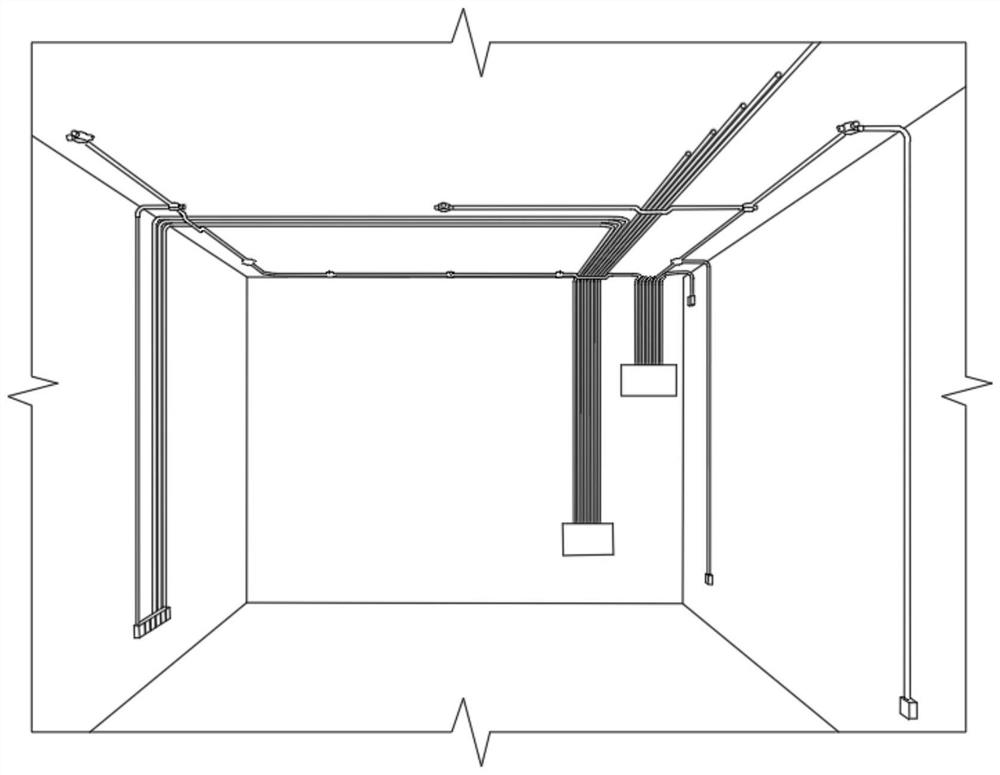 Construction method of fabricated building electrician system