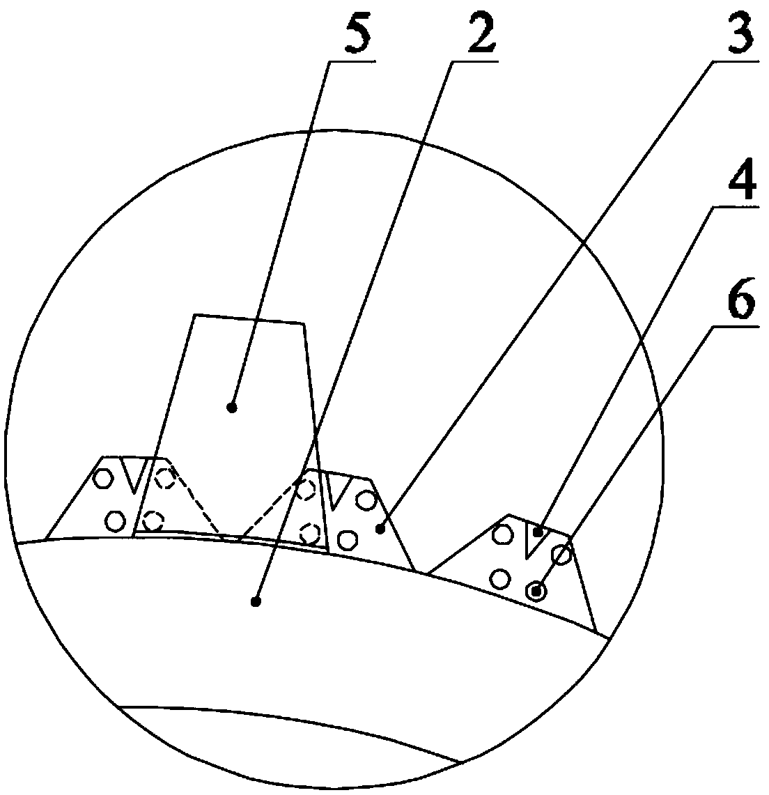 Hyperboloid metal roof and construction method thereof