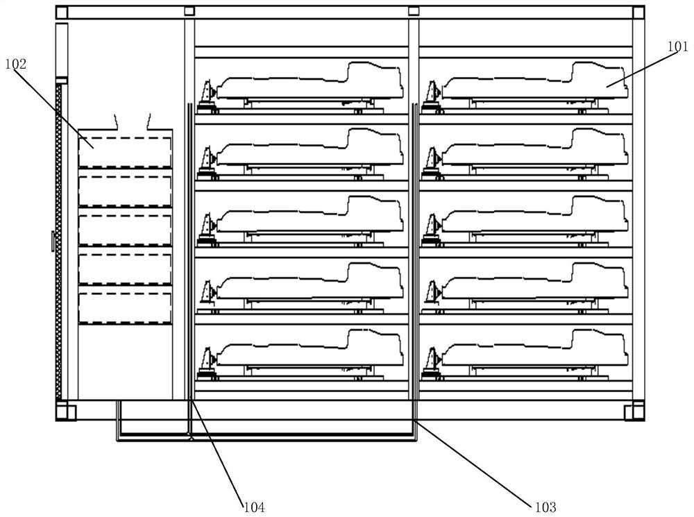 Charging unit for quick-change battery of electric vehicle, electric vehicle battery changing station and energy storage station