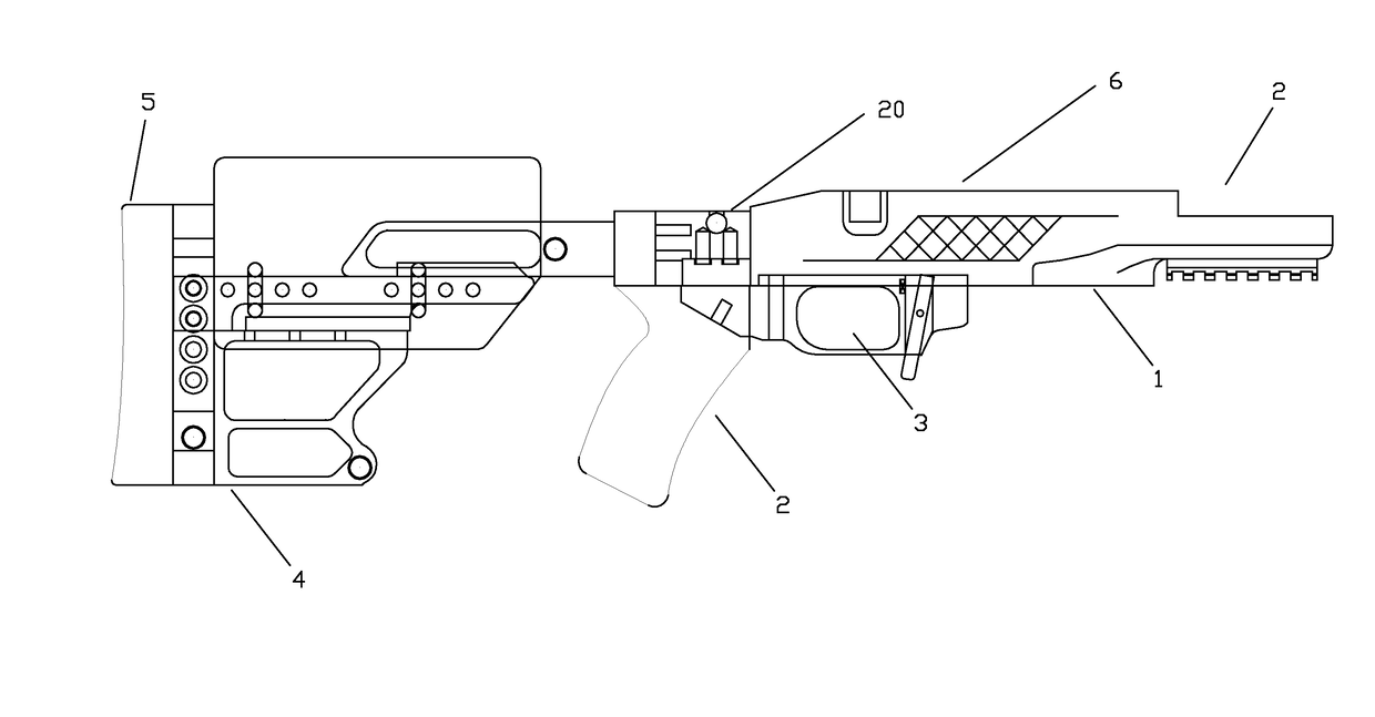 Embedded cant indicator for rifles