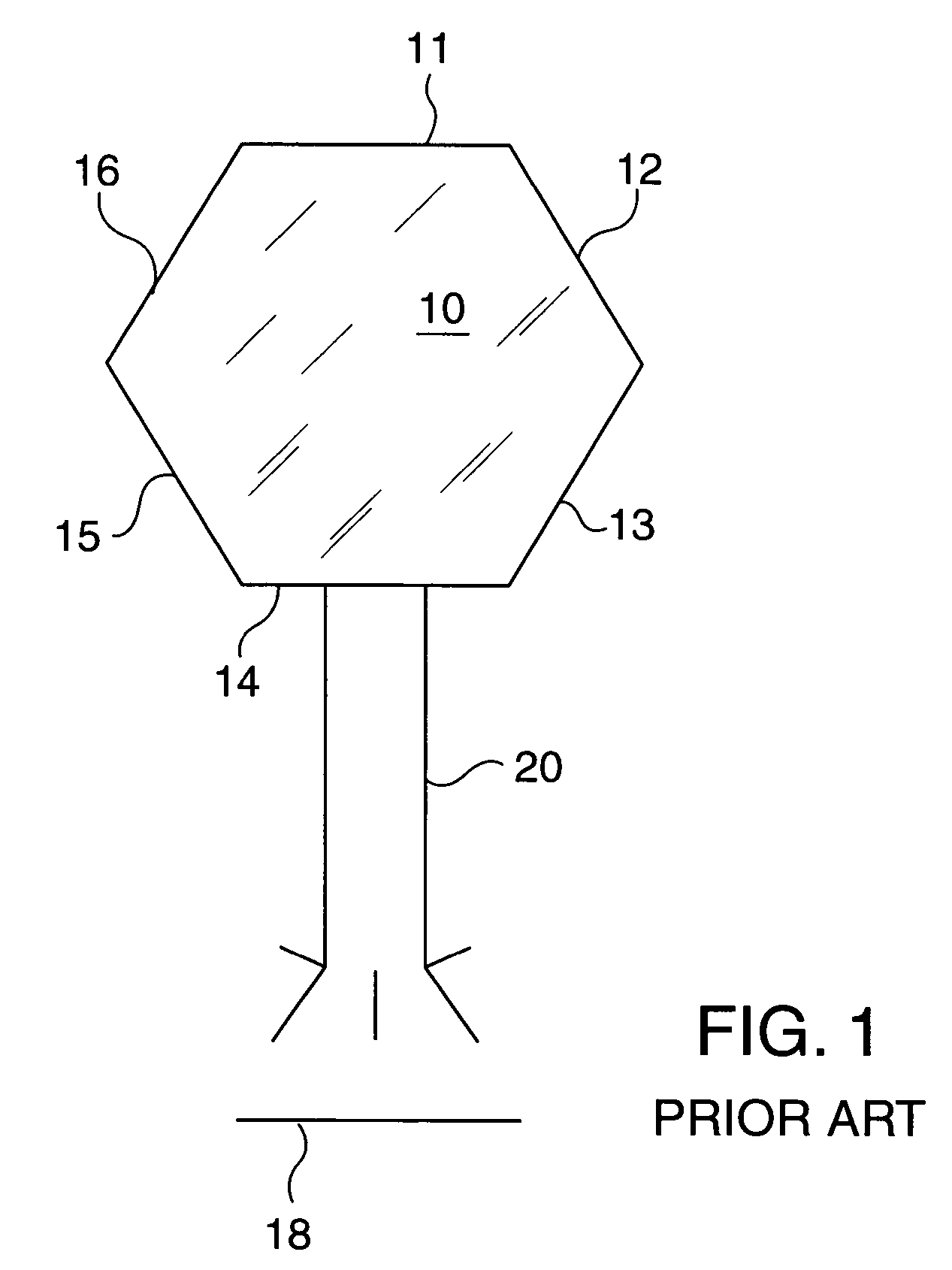 Hexagonal table transformable to an alternate shape