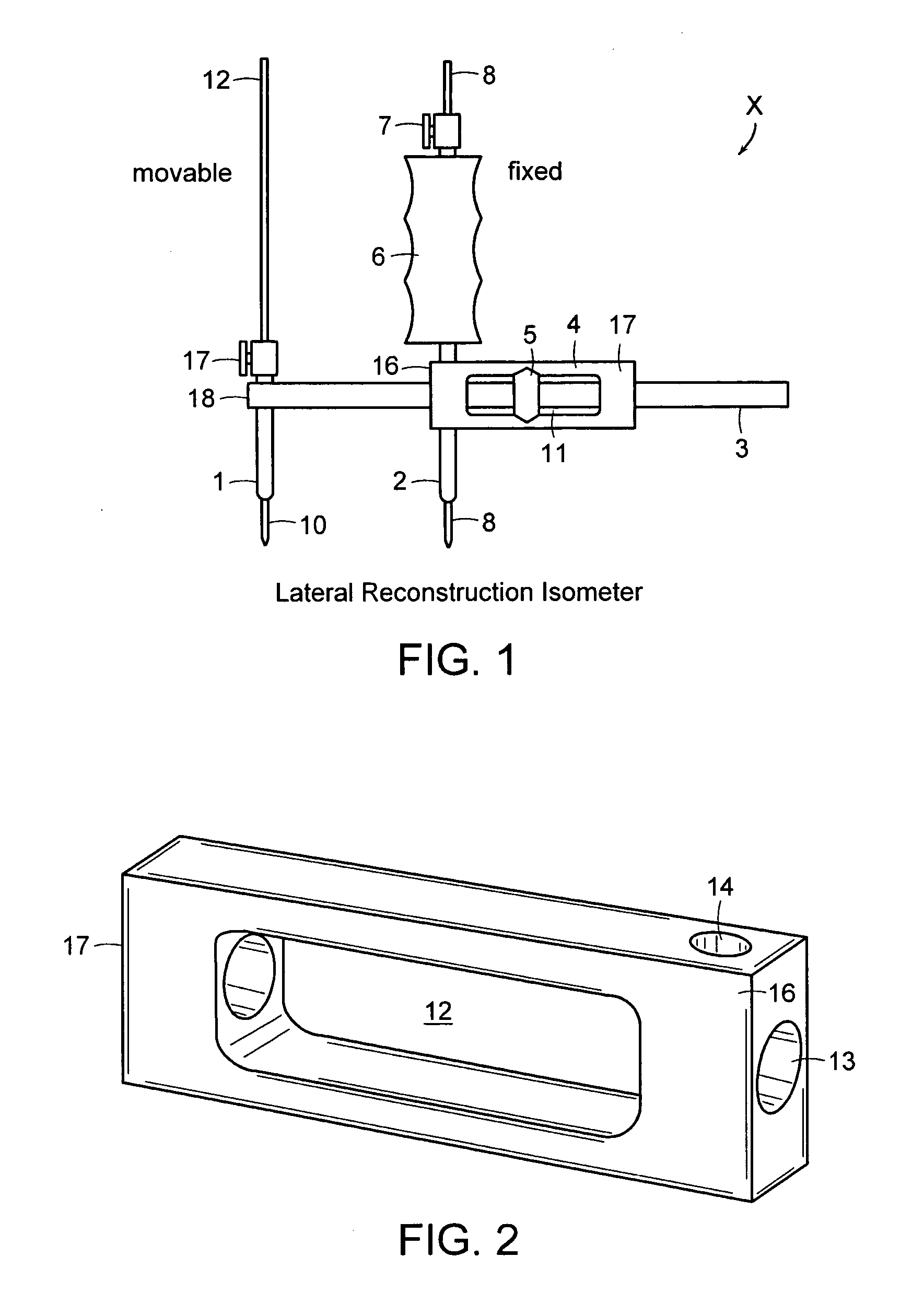 Surgical device for a anterolateral reconstruction