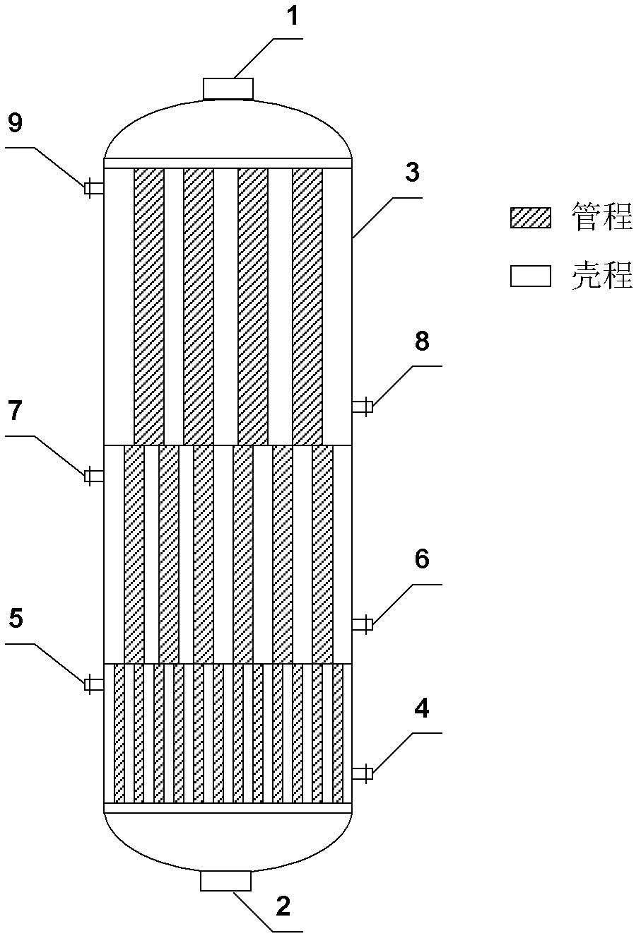 Multitubular fixed bed reactor and coal bed methane deoxidation method