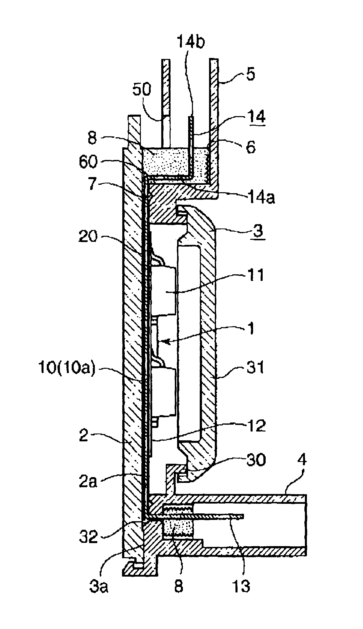 Method of waterproofing power circuit section and power module having power circuit section