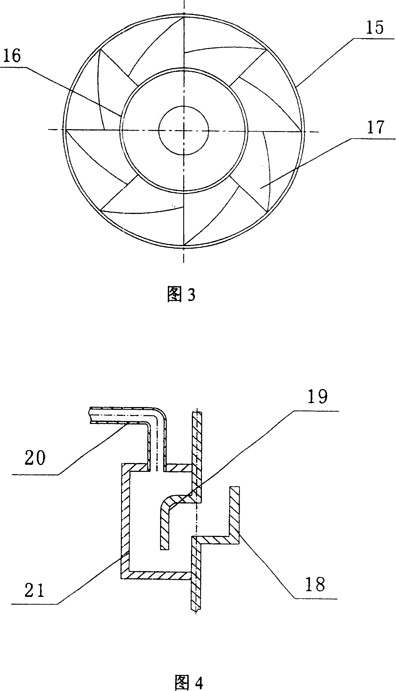 Humidification method of eddy flow spray and humidification tower