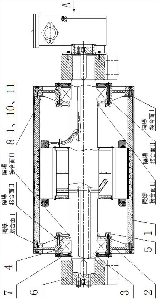 Permanent magnet electric roller explosion suppression performance safety protection device, self-checking method thereof and explosion suppression type permanent magnet electric roller