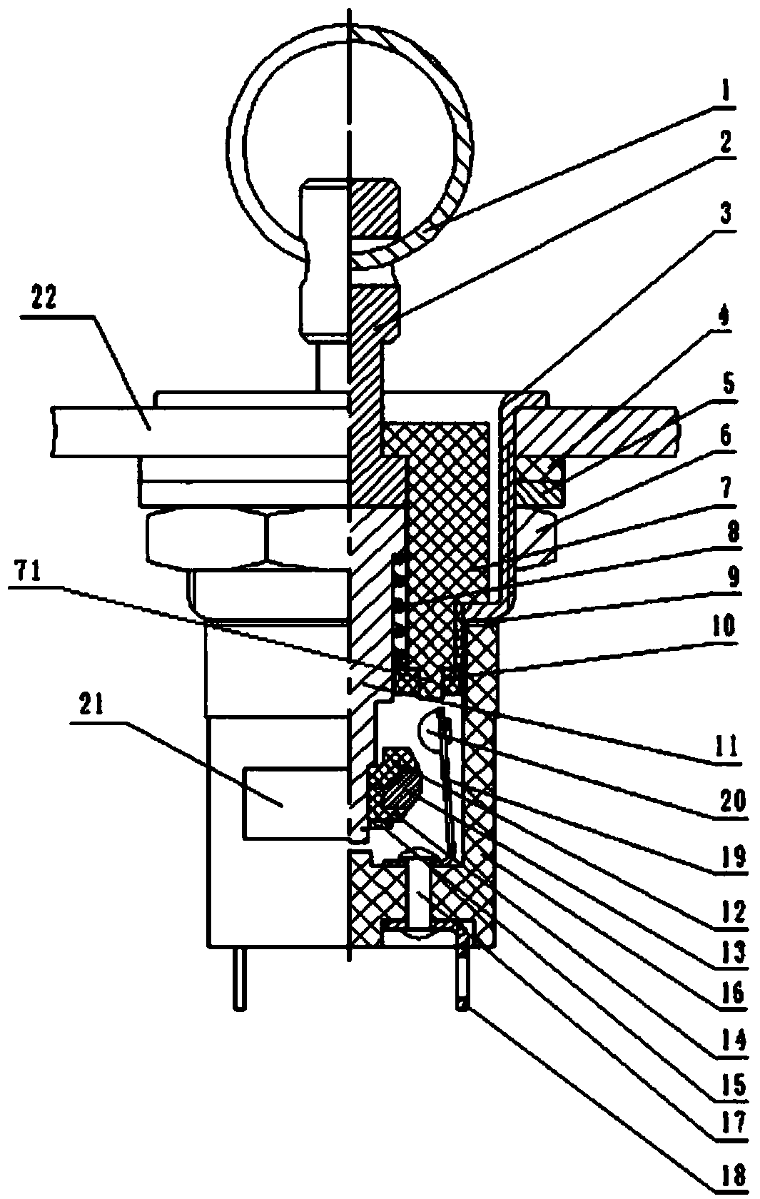 Plug-type button switch