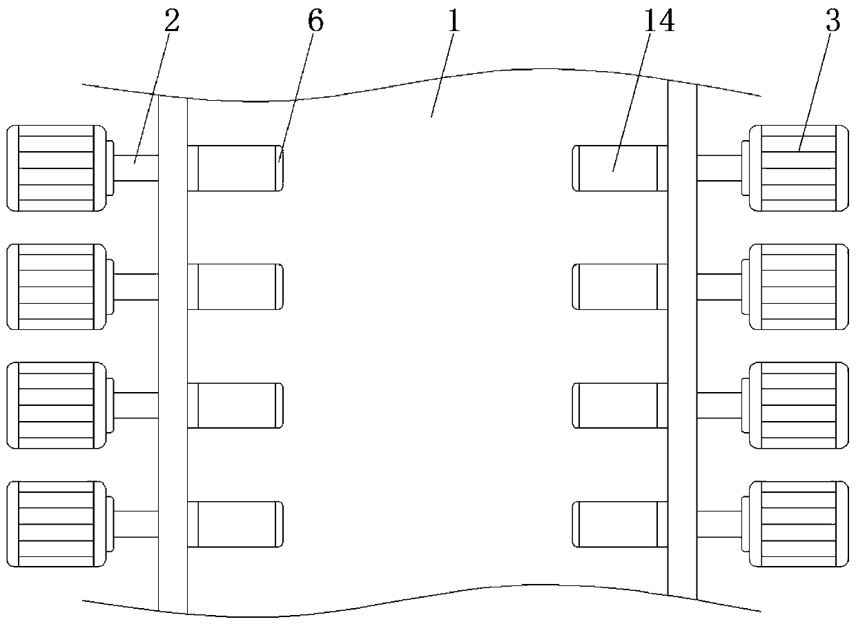 Conveying and paper-pressing device used for variable-diameter printing equipment