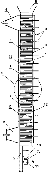 Oxygen-free surface water drying system and surface water drying technology for material