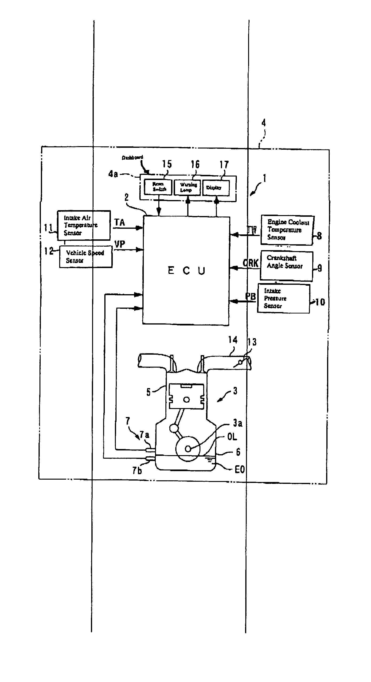 Engine oil, degradation-determining system and method, and engine control unit