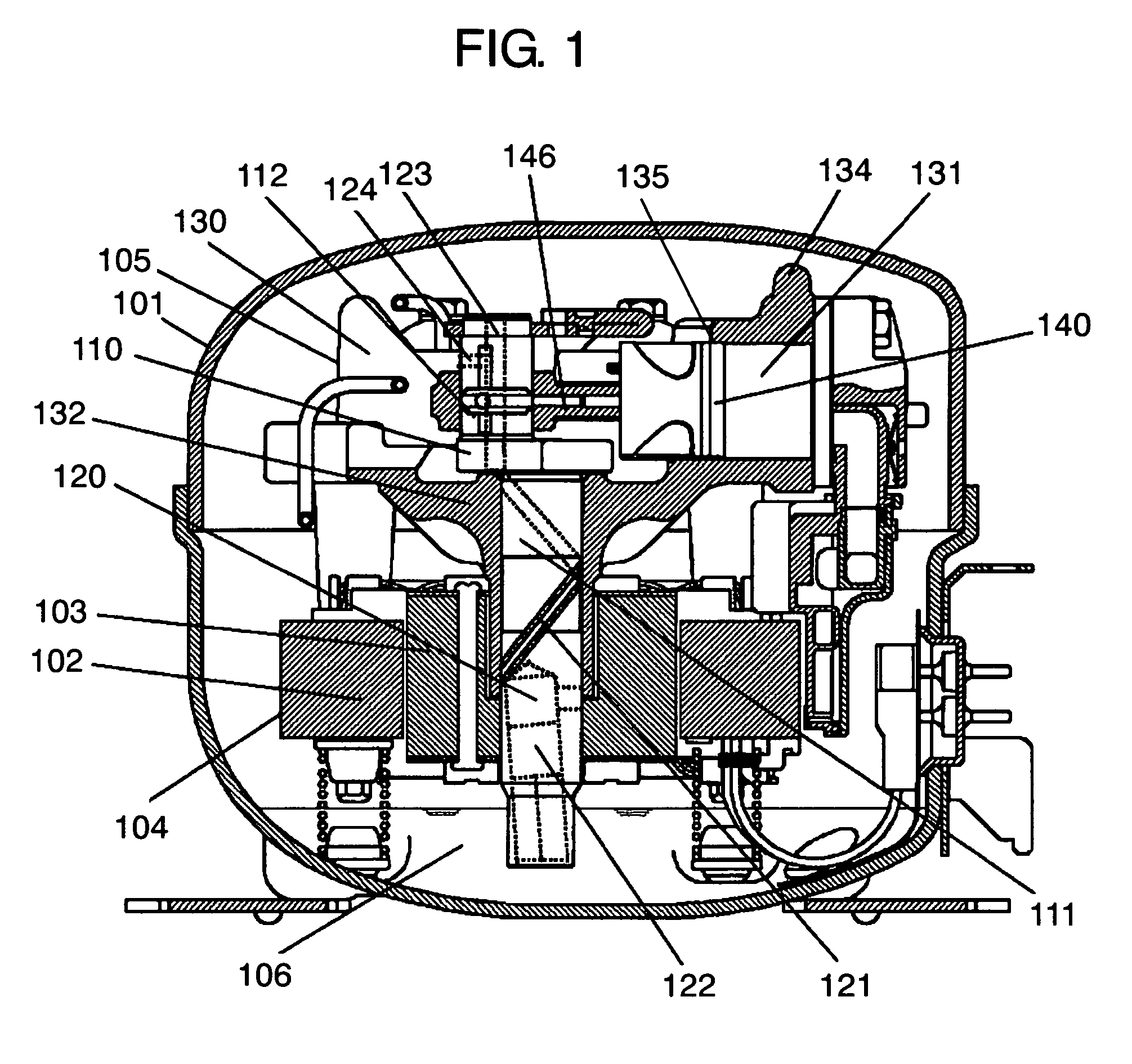 Hermetic compressor