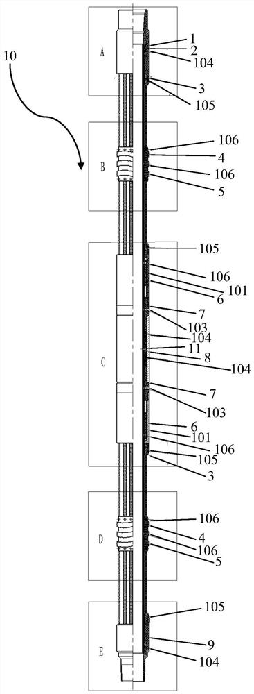 Variable-diameter casing scraper