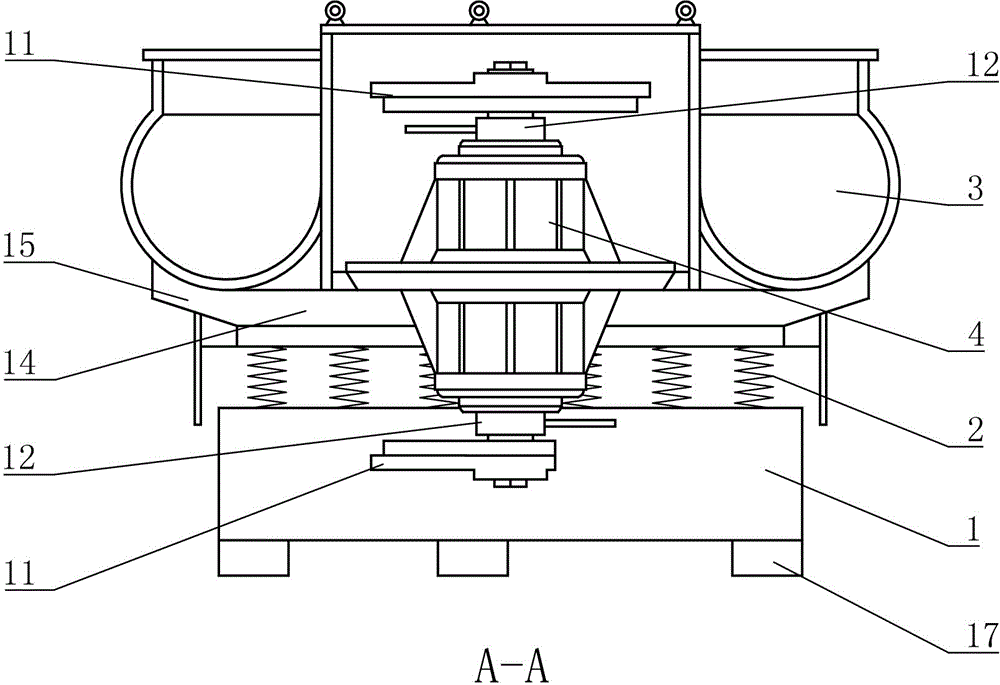 Vibration grinding and polishing machine capable of sorting automatically