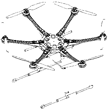 System and method for measuring line sag height based on unmanned aerial vehicle