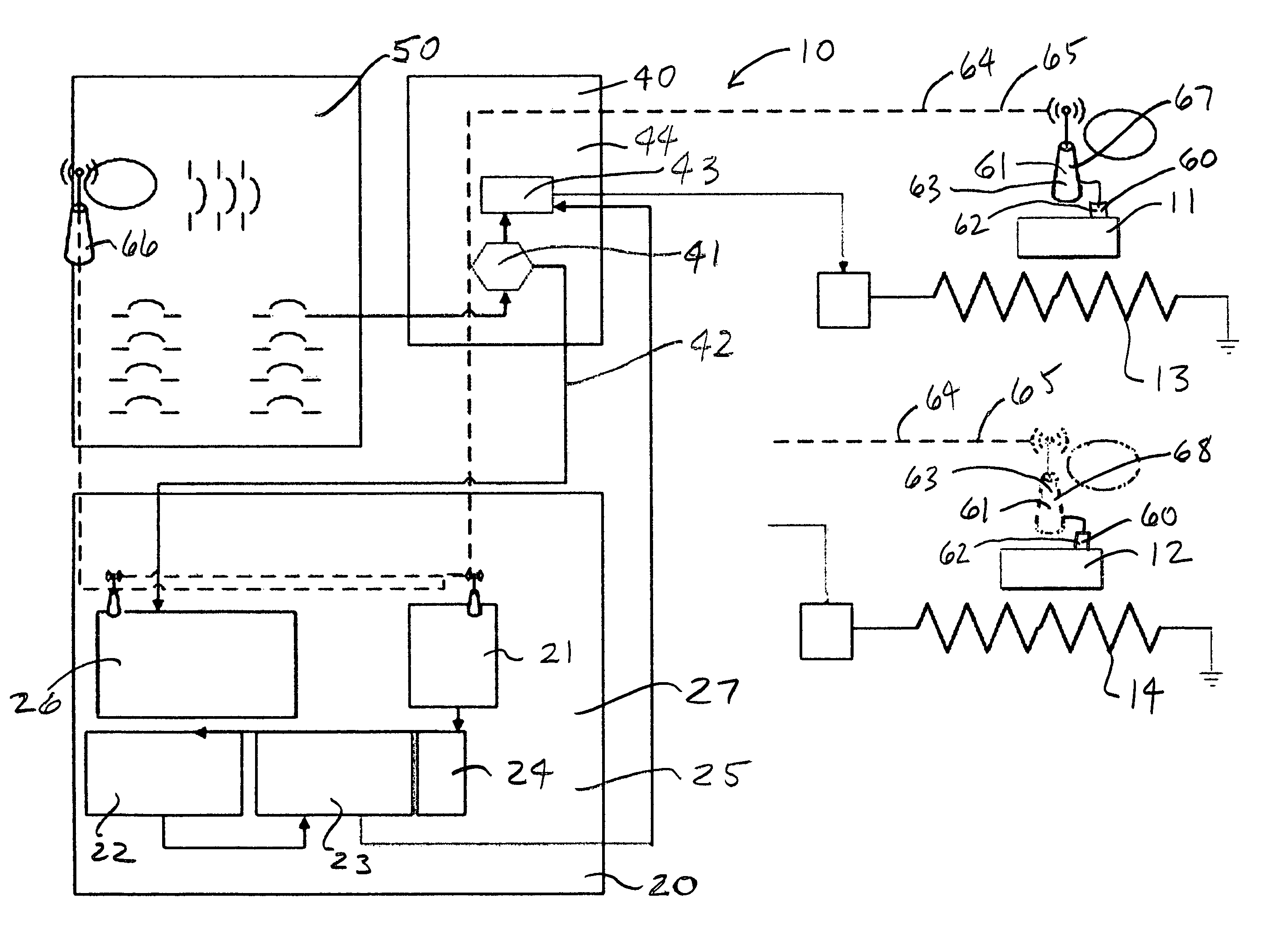 Wireless electric heat trace and vibration control and monitoring system