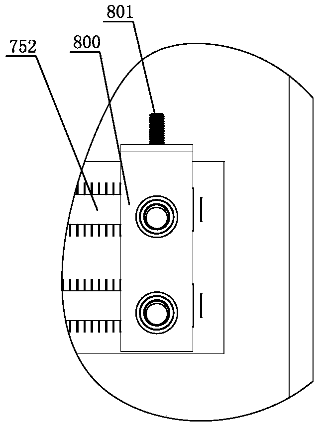 A vertical keel installation structure with fast and precise adjustment function