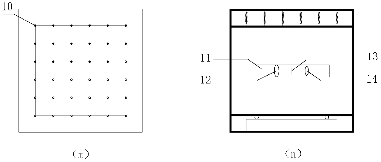 A dynamic response test device and test method for simulating the lateral impact load of a tunnel in a meso-seismic region