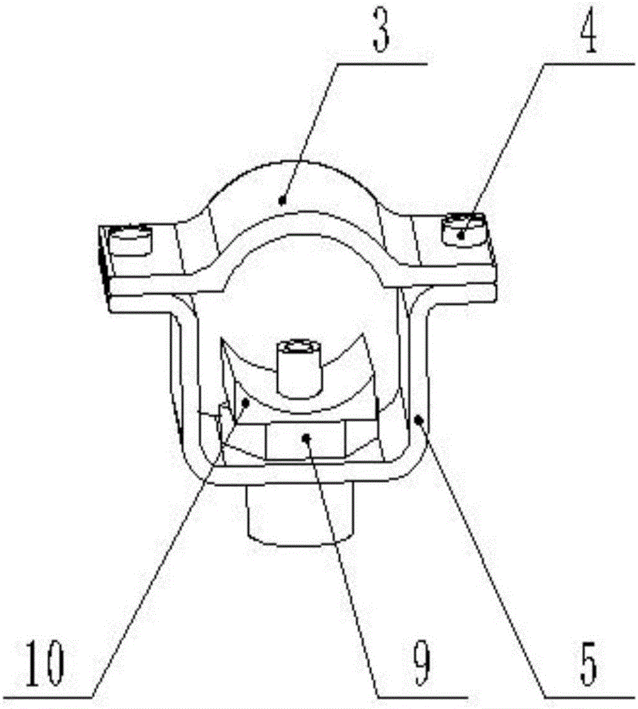 Folded-shape external-mixing type atomization sprayer based on special-shaped hole airflow assistance