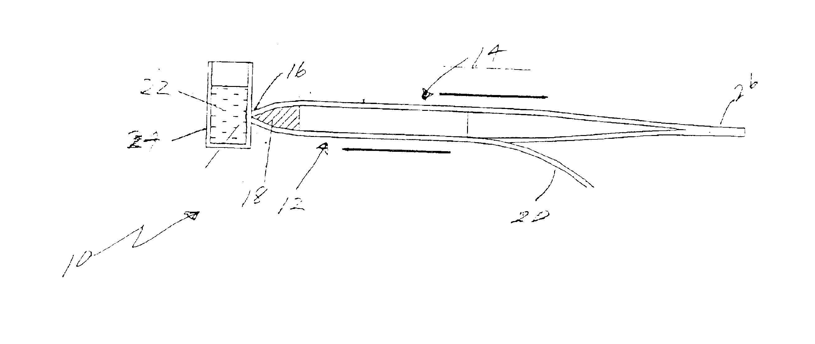 Tapered tubular optical waveguide probe for magnetic focusing immunosensors