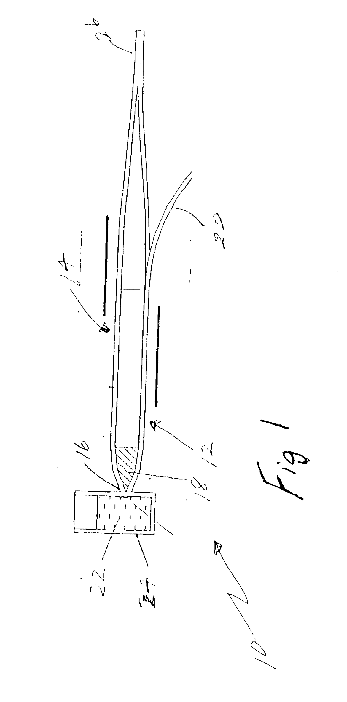 Tapered tubular optical waveguide probe for magnetic focusing immunosensors