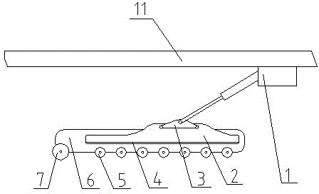 A backup emergency braking system for automobiles