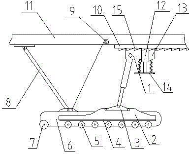 A backup emergency braking system for automobiles