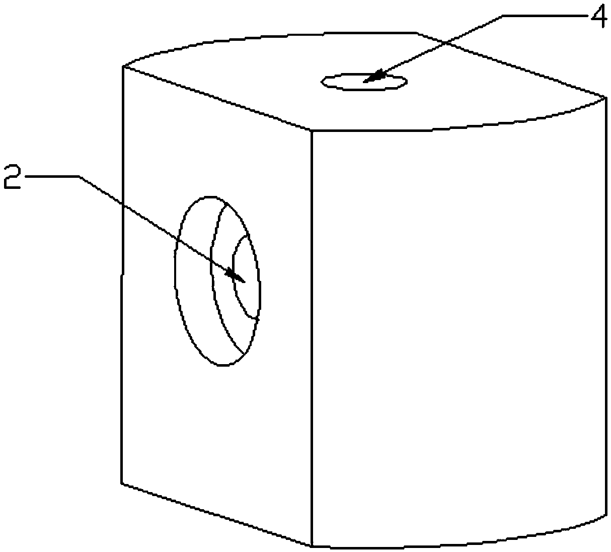 Acoustic pressure signal channel structure