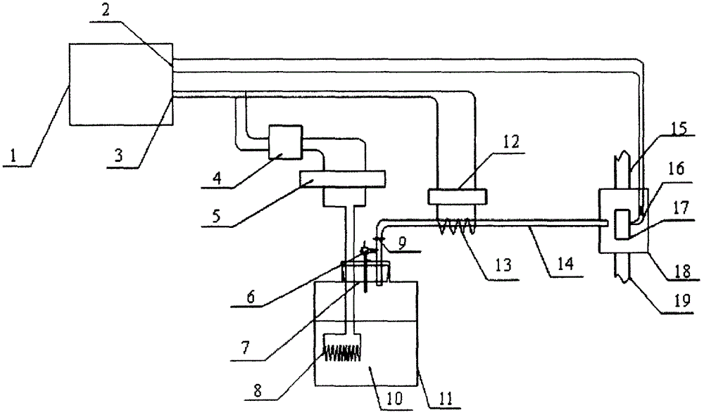 Freezing apparatus for separated Hopkinson pole experiment measurement