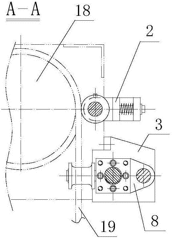 Rope guide with pressing wheel type rope pressing device and guiding rod type adjustable rope guiding device