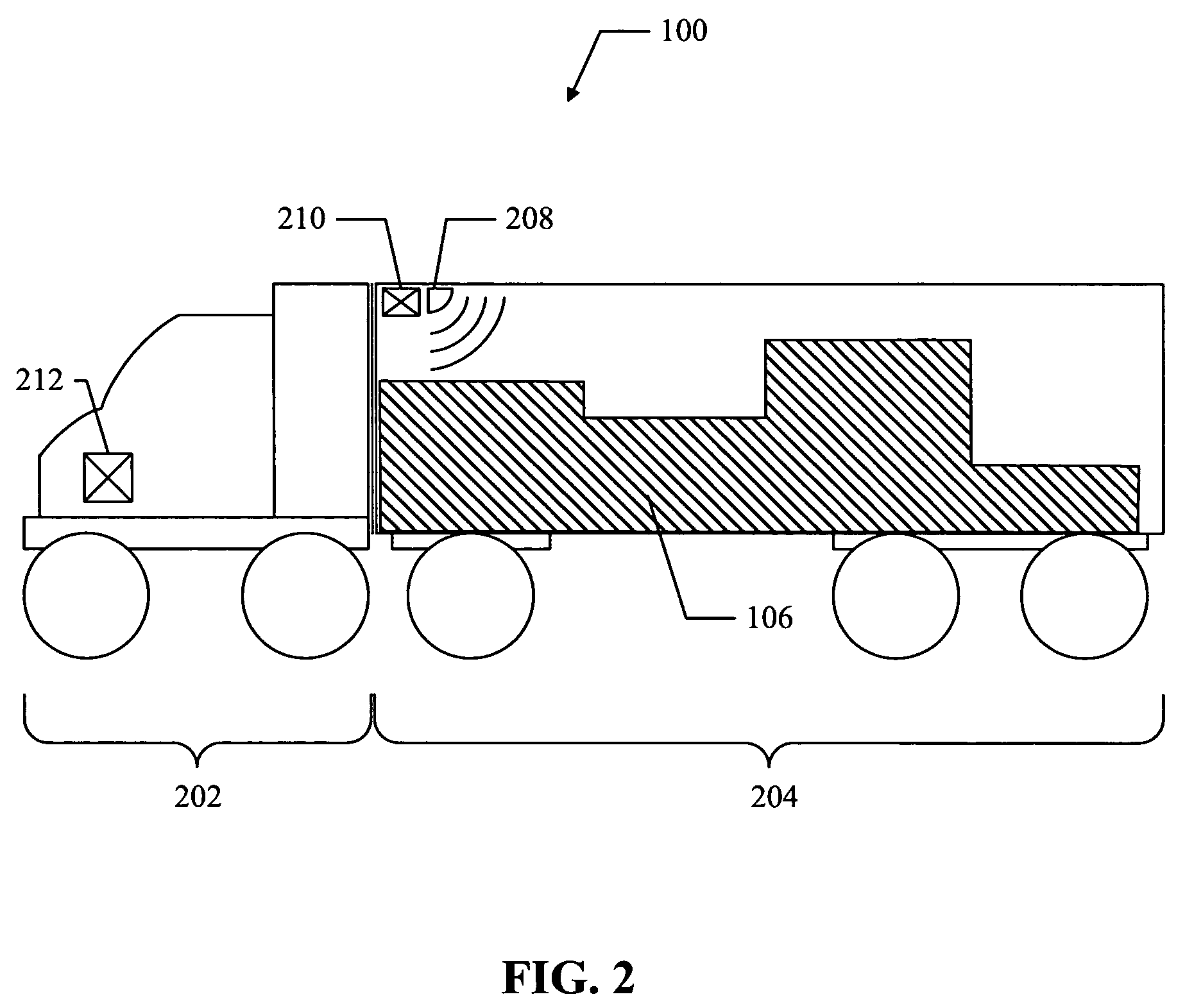 Method and apparatus for detecting cargo state in a delivery vehicle