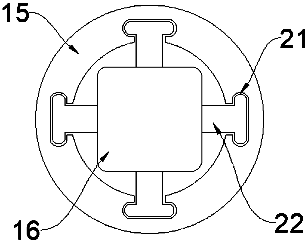 Cleaning device for mold production