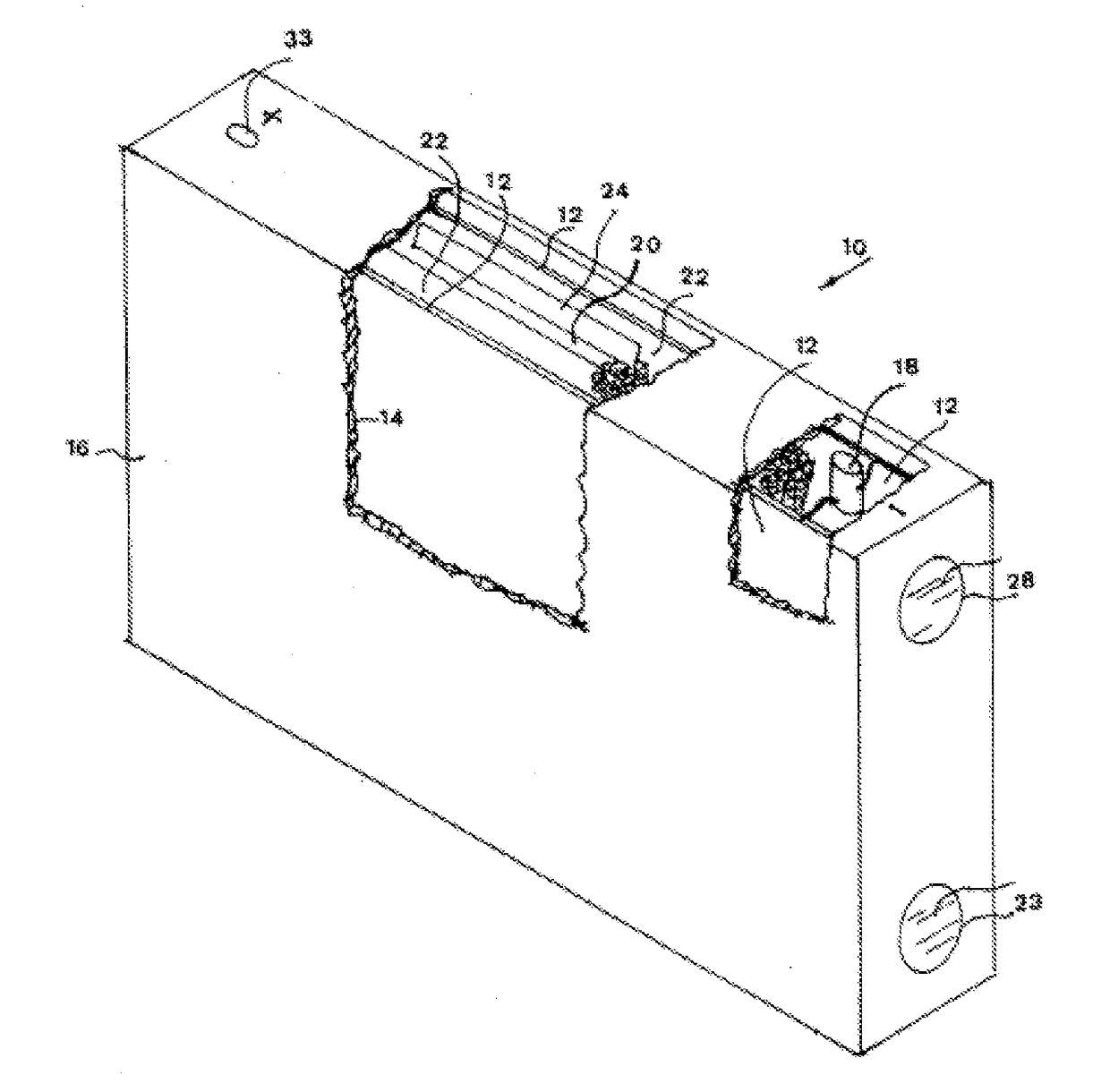 Water activated battery