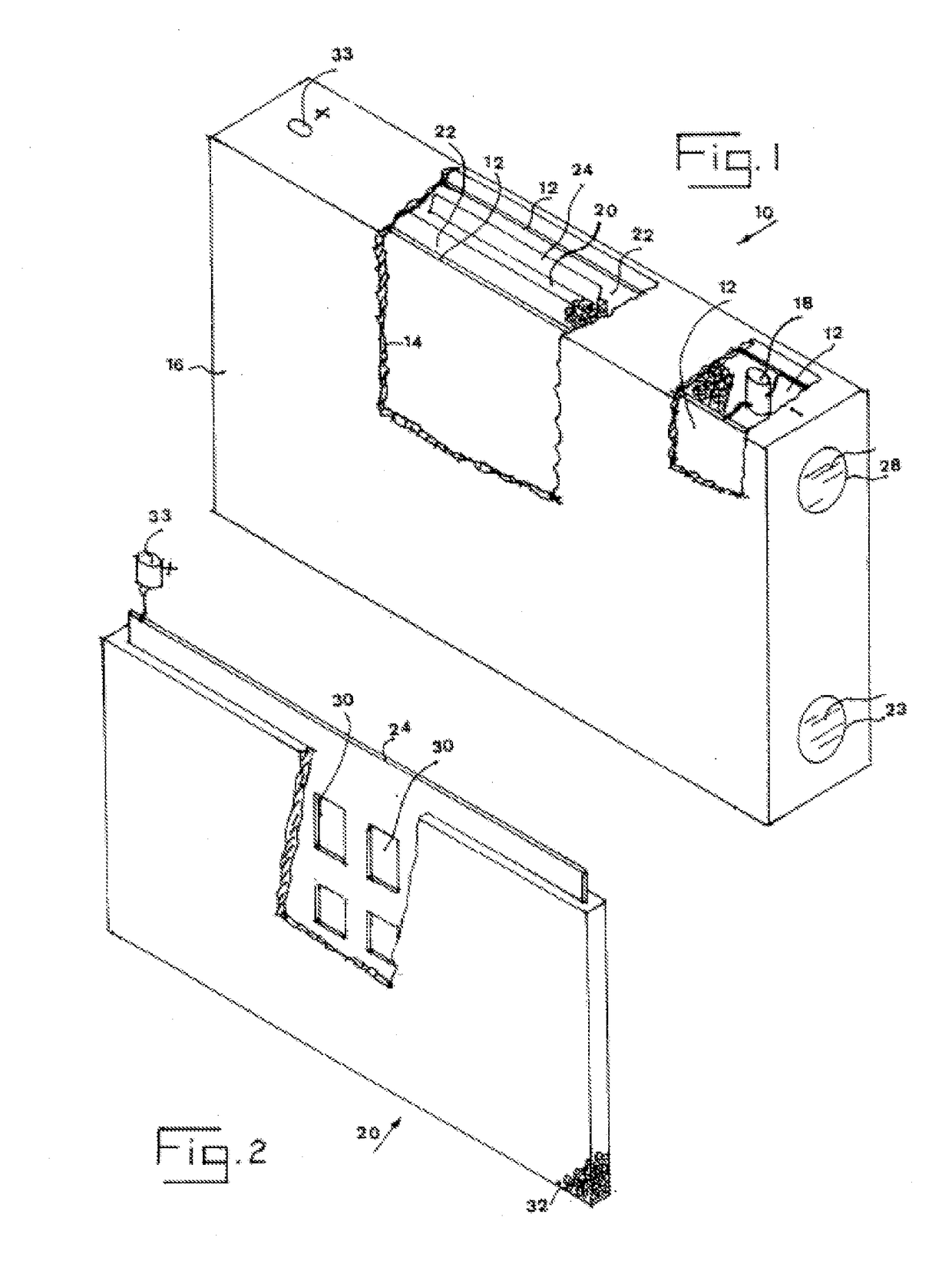 Water activated battery