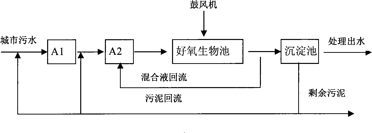 EH-BFB biochemical denitrification dephosphorization technique