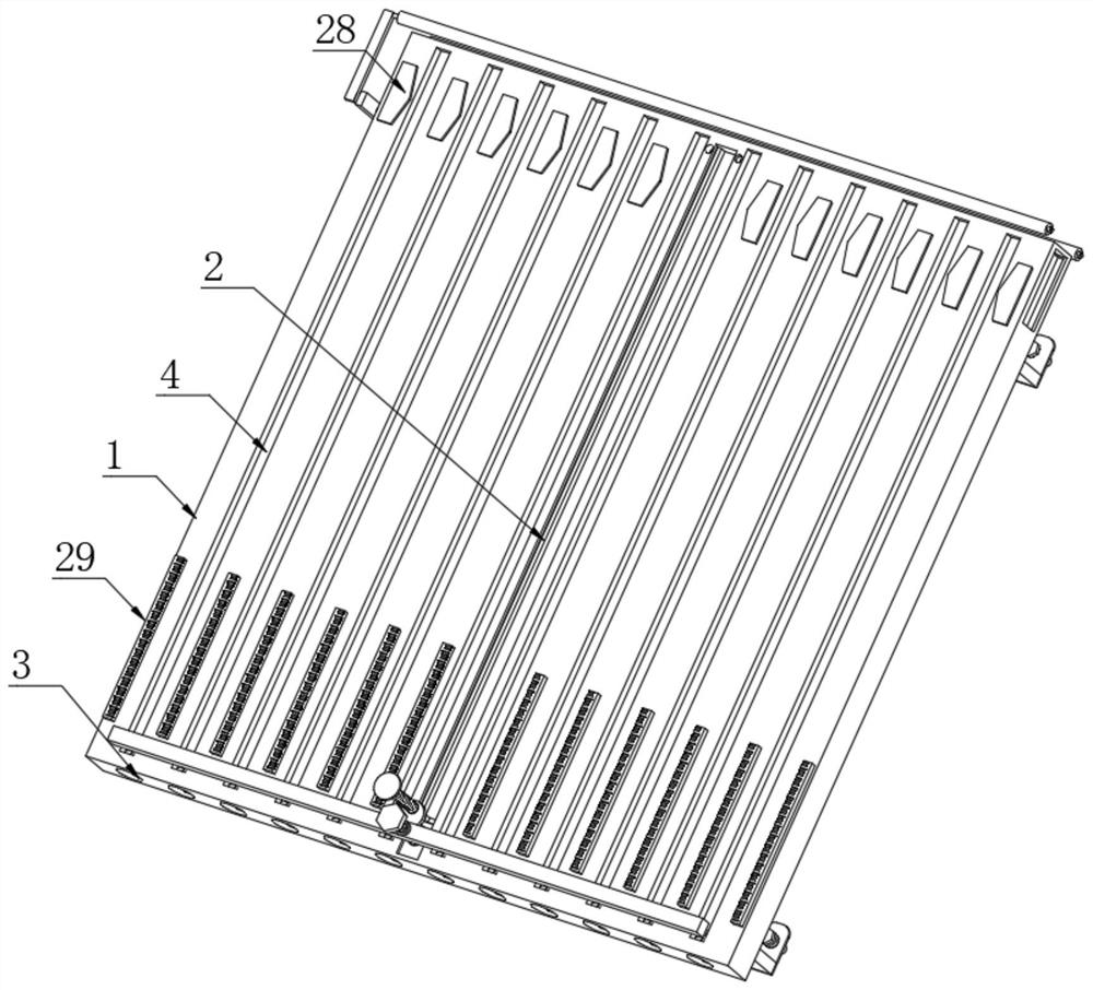 Optical fiber arrangement device for computer network