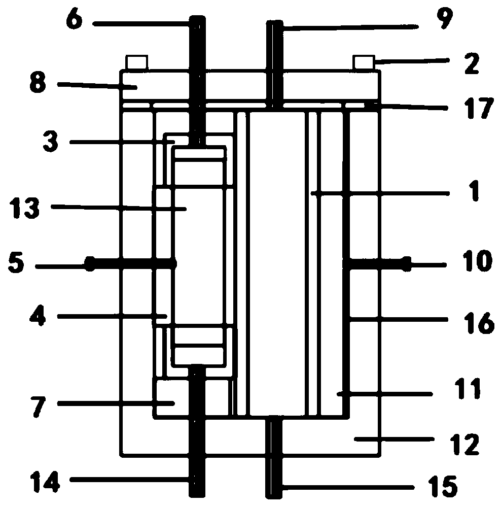 Electrochemical water treatment device