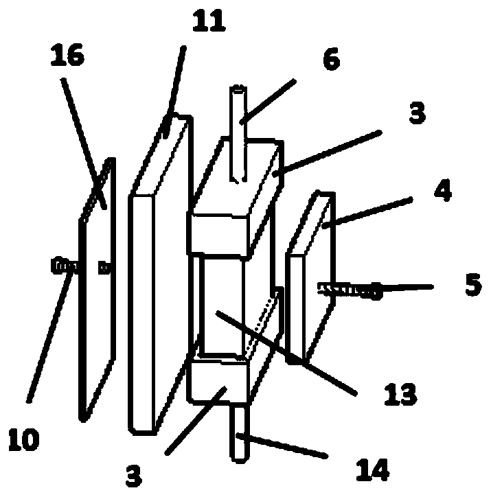 Electrochemical water treatment device