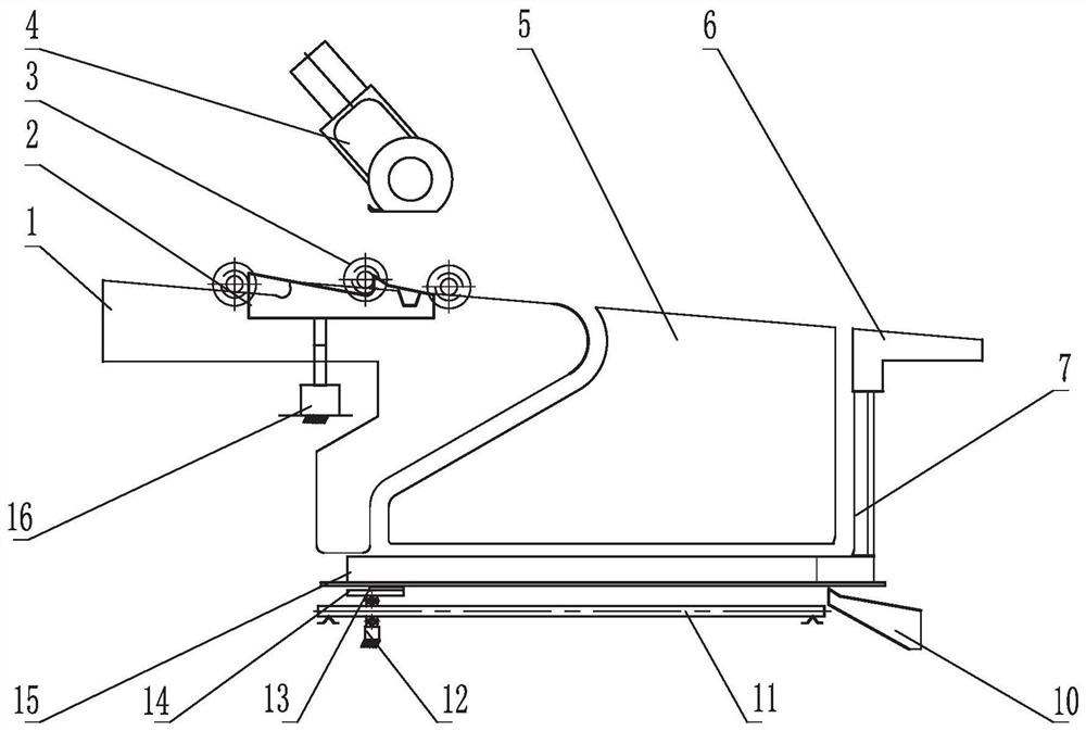 Automatic gluing device