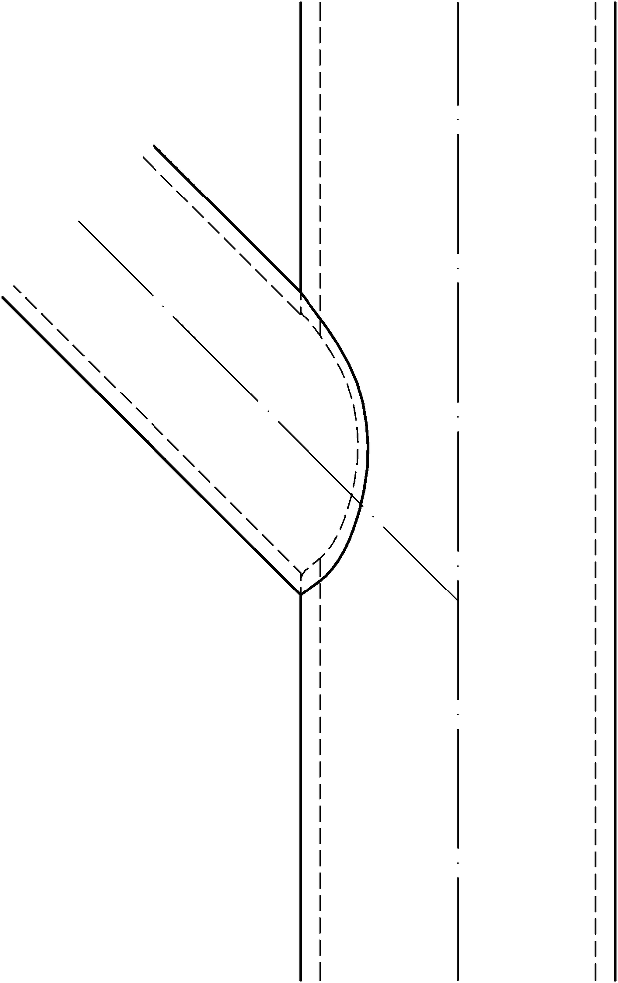 A welding treatment method suitable for steel pipe and steel pipe oblique combined forming