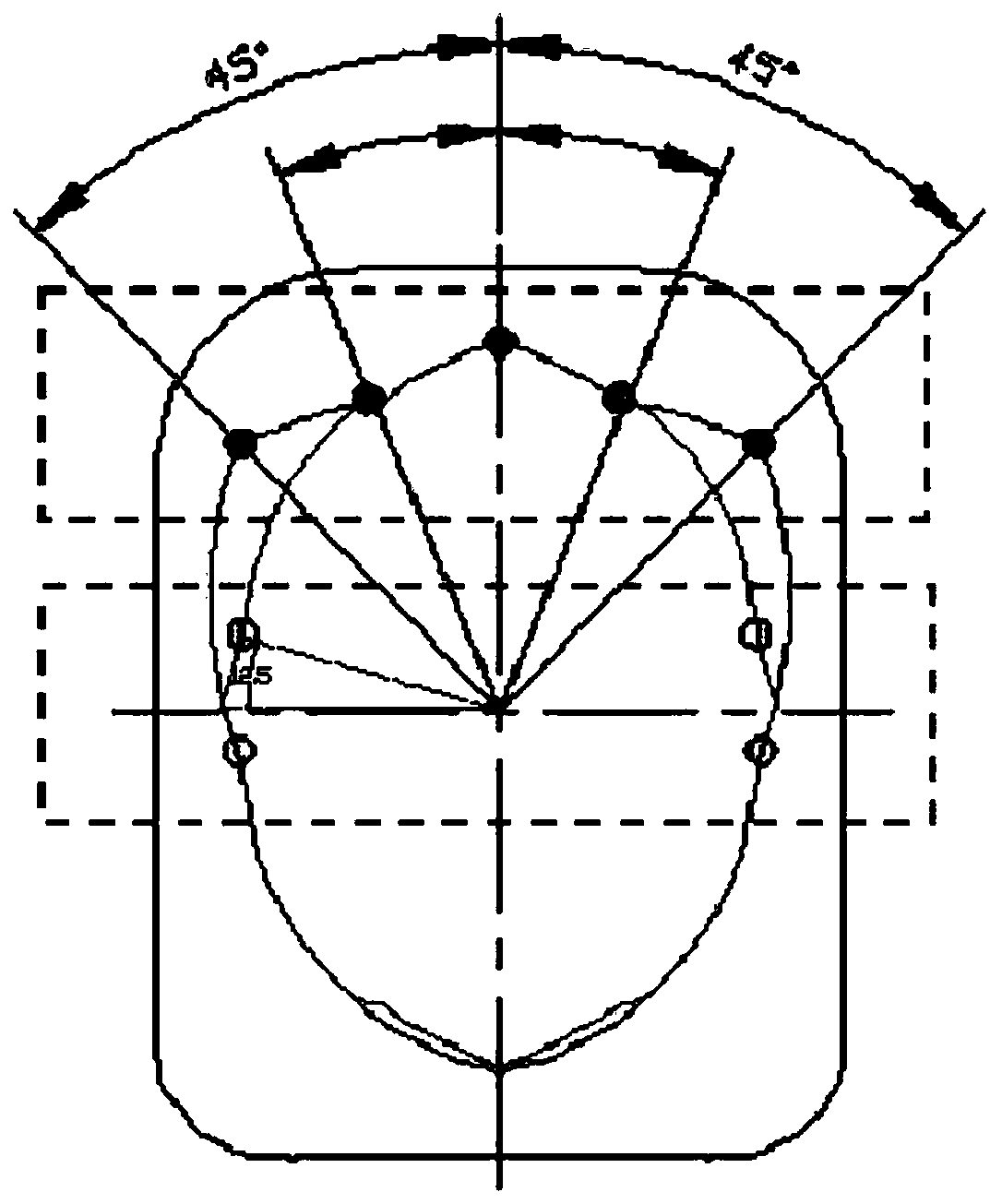 Knob switch structure and automobile