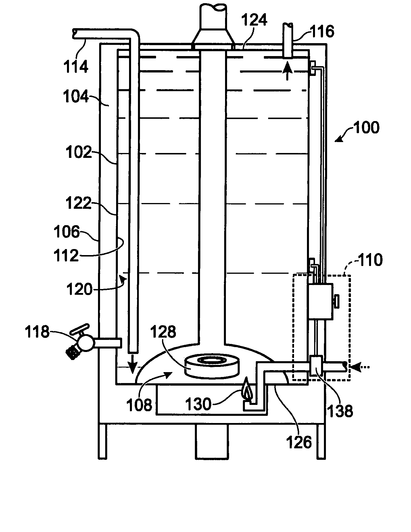 Senor diagnostic for determining water heater health status