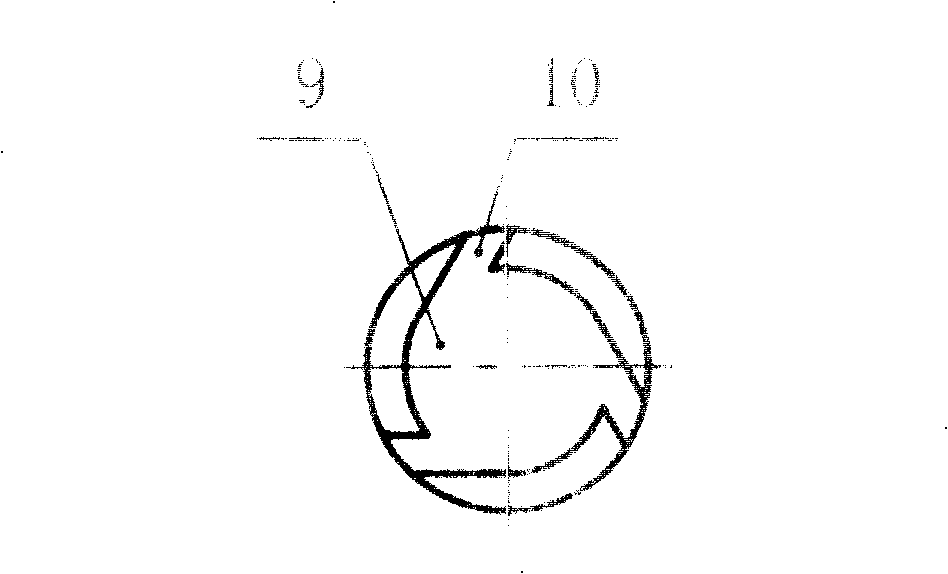 Central spray multiolayer rotary liquid atomizing jet nozzle