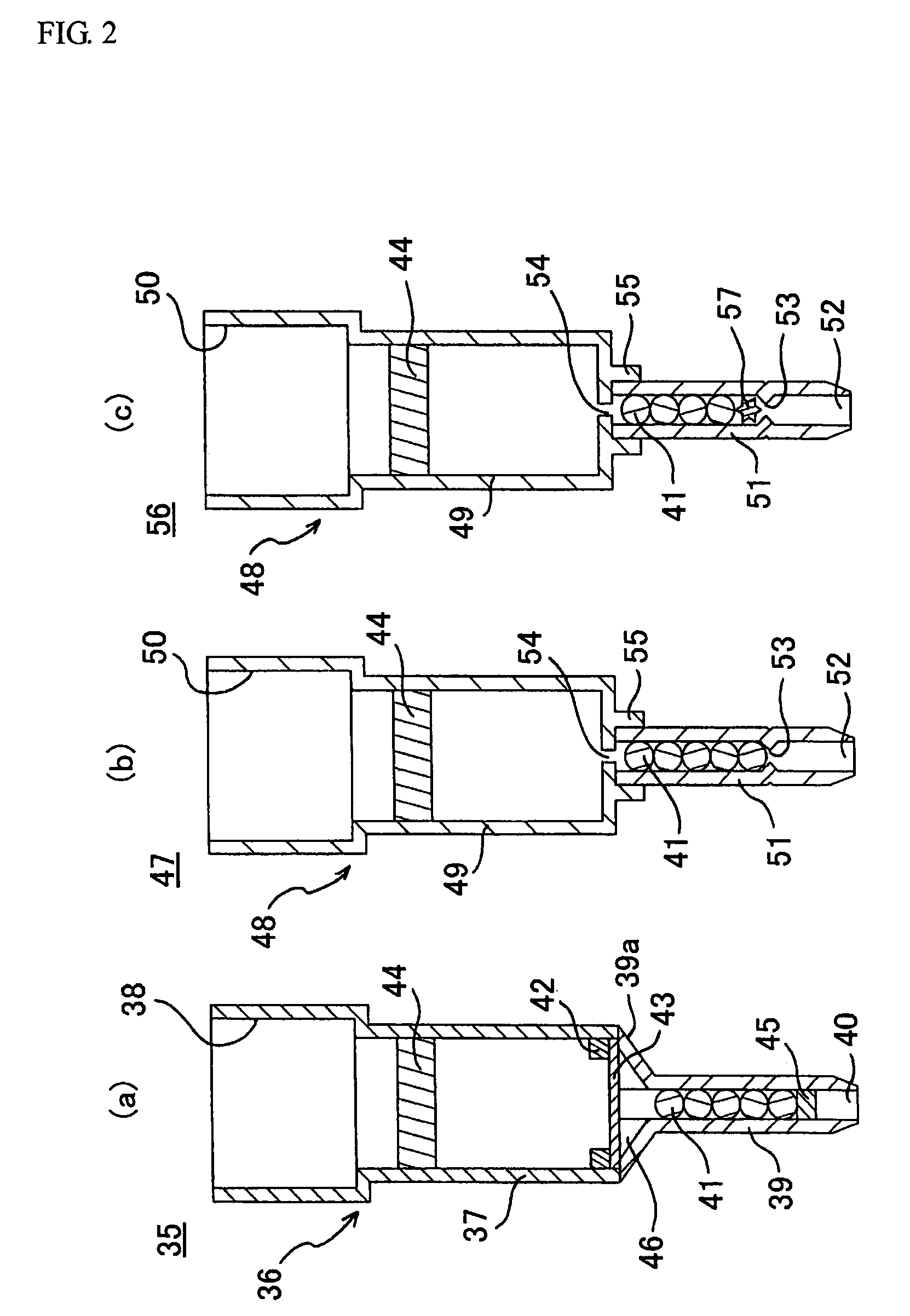 Biological material fixed carrier enclosing tip, biological material fixed carrier treatment apparatus, and treatment method thereof