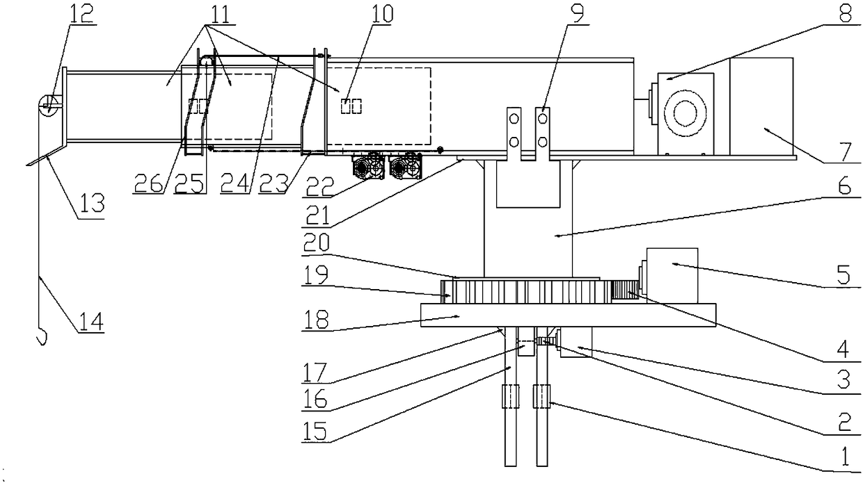 Small truck lifting device